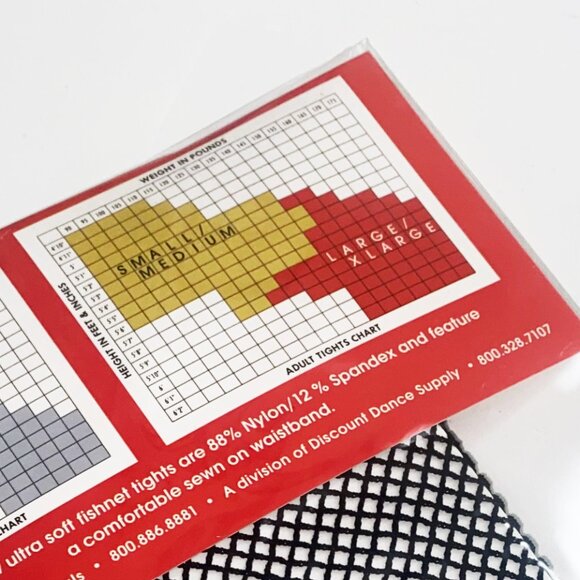 2 NEW DANCE TIGHTS - 1 L BALERA SHINY CARAMEL & 1 M/T THEATRICAL BLACK FISHNETS - Picture 8 of 8